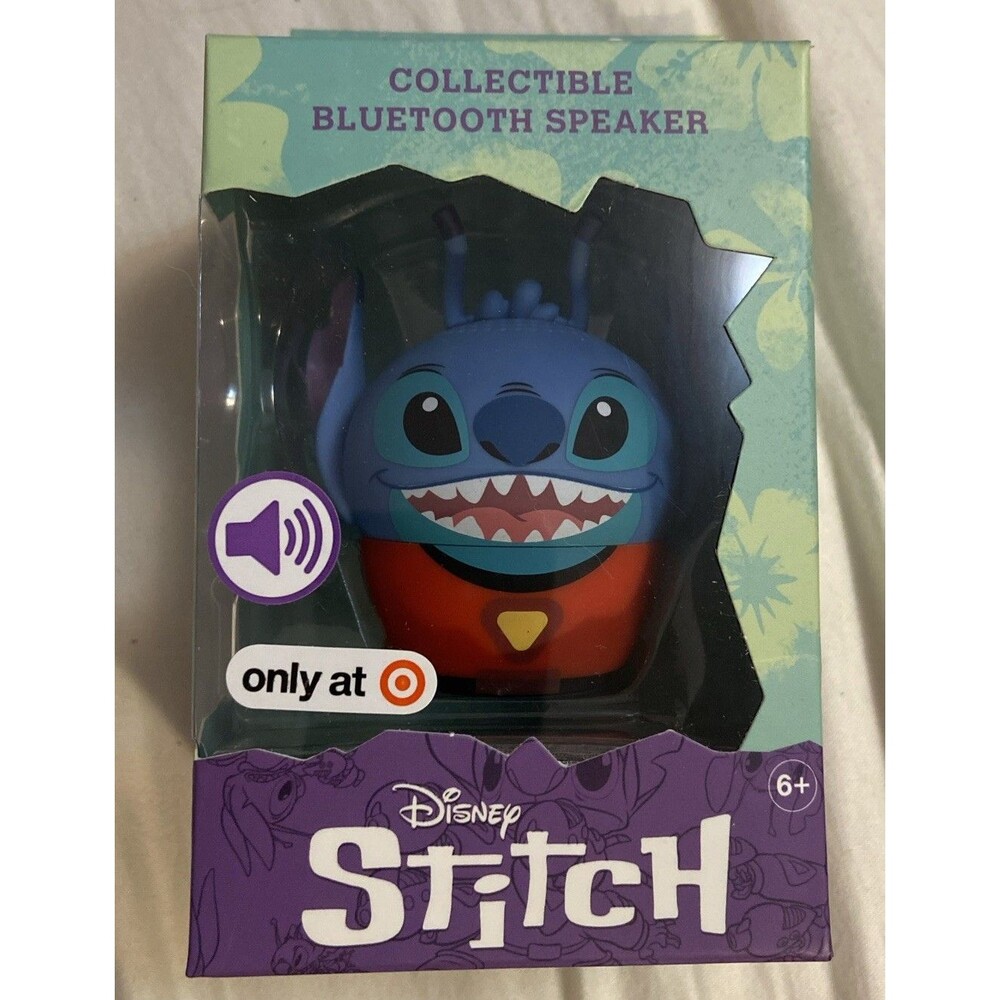 Disney Stitch Bitty Boomer Bluetooth Speaker Space Suit NIB